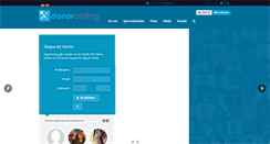 Desktop Screenshot of donordating.com