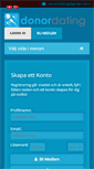 Mobile Screenshot of donordating.com
