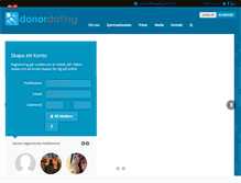 Tablet Screenshot of donordating.com